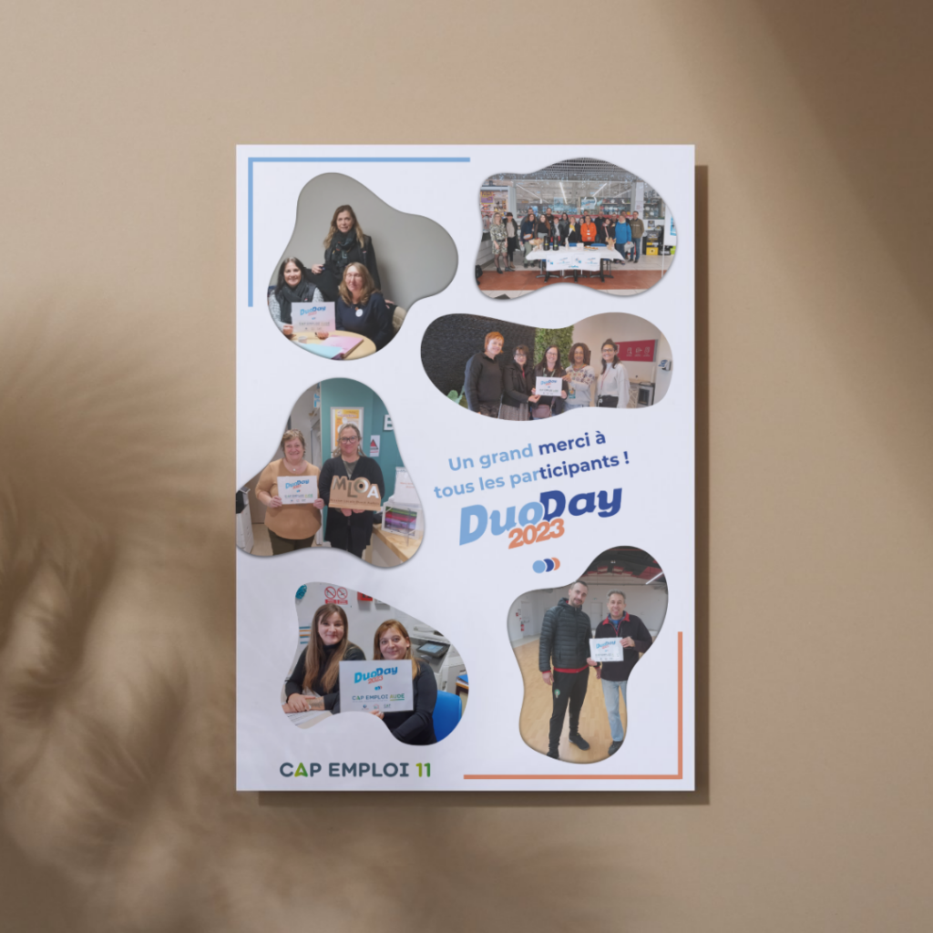 Une image qui présente une affiche réalisé pour Défi 11 dans le cadre du DuoDay.